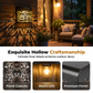 Solar Powered Hollow-Out Wall Light