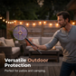 3-in-1 Telescopic Electric Mosquito Swatter