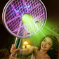 3-in-1 Telescopic Electric Mosquito Swatter