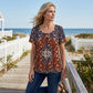Soft Comfortable Printed Tee for Women