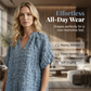 Women's Casual Ruched V-Neck Top