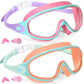 Anti-Fog Swimming Goggles with Earplugs & Nose Clip