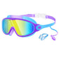 Anti-Fog Swimming Goggles with Earplugs & Nose Clip