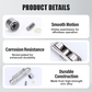 80/88 Zinc Alloy Pulley for PVC Windows & Doors