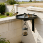 Wall-Mounted Metal Bird Bath Basin