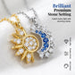 🌞🌛 Dual Pendant Layered Necklace – Sun & Moon Charm Set, Adjustable Chain Lengths, Versatile 2-in-1 Necklace for Solo or Stacked Wear