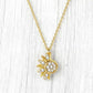 🌞🌛 Dual Pendant Layered Necklace – Sun & Moon Charm Set, Adjustable Chain Lengths, Versatile 2-in-1 Necklace for Solo or Stacked Wear