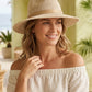Women’s Foldable Knit Fedora Sun Hat