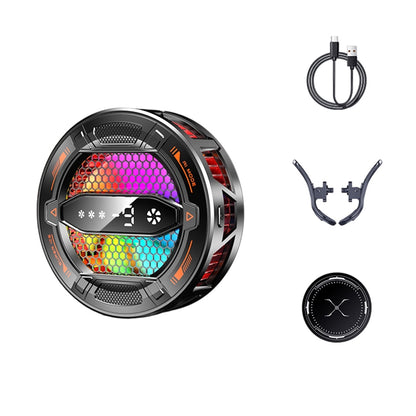 Magnetic Mobile Phone Cooler with LED Temp Display
