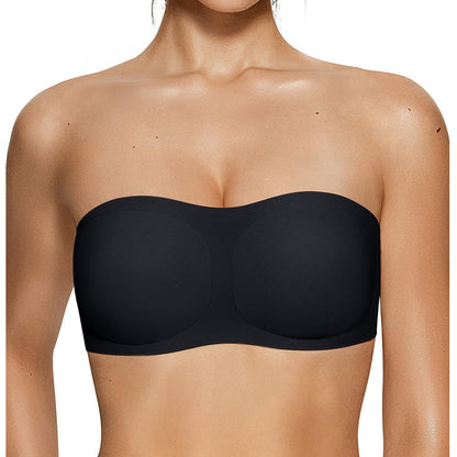 Seamless Strapless Wireless Bandeau Bra