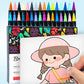 Quick Dry Dual Tip Acrylic Marker Set