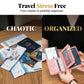 Multi-functional RFID Blocking Travel Passport Wallet