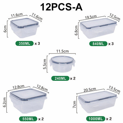 Multi-Size Food Storage Container Set