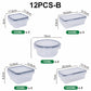 Multi-Size Food Storage Container Set