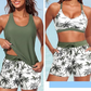 🎁2026 New Arrivals 50% OFF💥Tankini Set with Shorts – Vibrant Prints, Mix & Match – Stylish Beach Look.