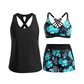 🎁2026 New Arrivals 50% OFF💥Tankini Set with Shorts – Vibrant Prints, Mix & Match – Stylish Beach Look.