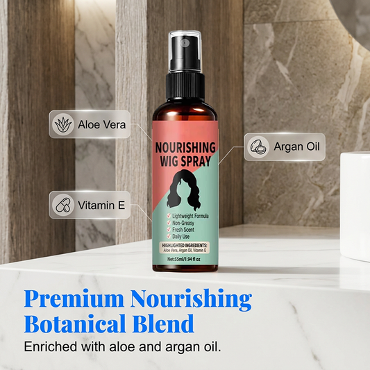 Lightweight No-Rinse Nourishing Wig Spray