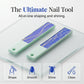 2PCS Portable Nano Glass Nail Buffer