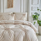 🧵 2026 Sale — Over 36,000 Sold! 🛏️ Pinch Pleat Duvet Set – Wrinkle-Resistant Sanctuary ✨