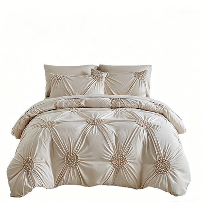 🧵 2026 Sale — Over 36,000 Sold! 🛏️ Pinch Pleat Duvet Set – Wrinkle-Resistant Sanctuary ✨