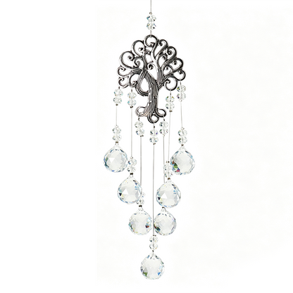 Tree of Life Crystal Sun Catcher Pendant