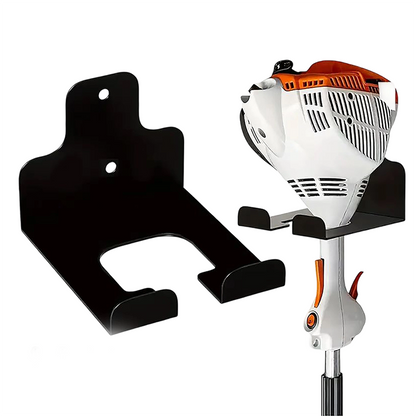 Wall-Mounted Metal Storage Rack for Grass Trimmer