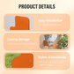 Wall-Mounted Metal Storage Rack for Grass Trimmer
