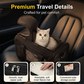 Breathable Pet Carrier Bag with Detachable Shoulder Strap