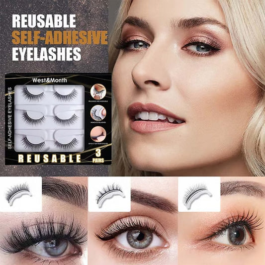 👁️ 50% Off – No Glue, Self-Adhesive Lashes, Reusable & Instant Wear ✨