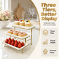 3 Tier Dessert Stand Metal Cake Display Rack