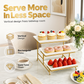 3 Tier Dessert Stand Metal Cake Display Rack