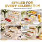 3 Tier Dessert Stand Metal Cake Display Rack