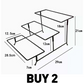 3 Tier Dessert Stand Metal Cake Display Rack