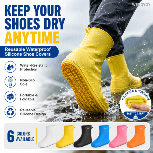 Thick, Waterproof and Hard-Wearing Shoe Covers