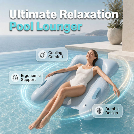 Skin-Friendly PVC Pool Lounger Float