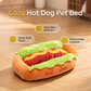 Funny Hot Dog Pet Bed Cozy Warm Nest for Dogs and Cats