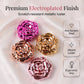Elegant Rose Gold Folding Makeup Mirror