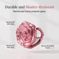 Elegant Rose Gold Folding Makeup Mirror