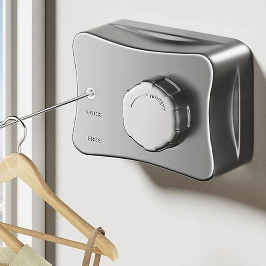 Indoors Wall Mounted Retractable Clothesline