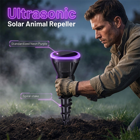 Solar Powered Ultrasonic Mouse Repeller