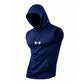 Men's Athletic Sleeveless Hoodie Vest