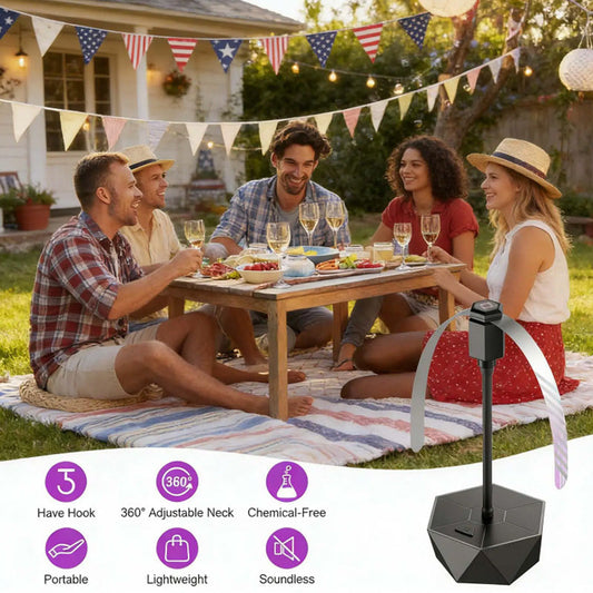 Rechargeable Fly Fans for Tables