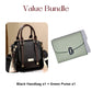 Women's Vintage Crossbody Handbag with Adjustable Strap