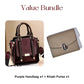 Women's Vintage Crossbody Handbag with Adjustable Strap