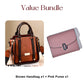 Women's Vintage Crossbody Handbag with Adjustable Strap