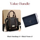 Women's Vintage Crossbody Handbag with Adjustable Strap