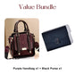 Women's Vintage Crossbody Handbag with Adjustable Strap
