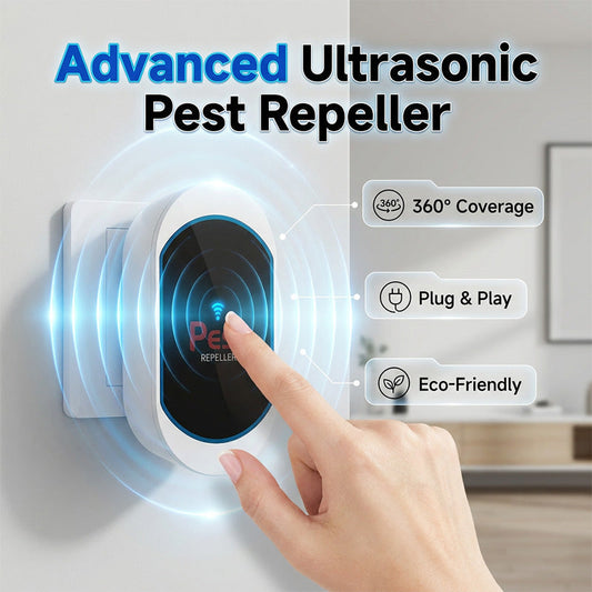 Quiet & Safe Ultrasonic Pest Repeller for Home Use