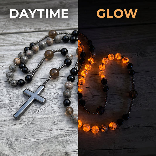 Men's Retro Necklace with Cross Pendant