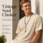 Men's Retro Necklace with Cross Pendant